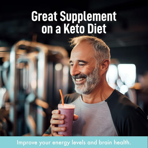 Keppi Keto MCT Oil - Flavorless C8 and C10, 32 oz, Non-GMO, Vegan, Gluten-Free, Kosher, Halal, Palm Oil Free