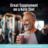 Keppi Keto MCT Oil - Flavorless C8 and C10, 32 oz, Non-GMO, Vegan, Gluten-Free, Kosher, Halal, Palm Oil Free