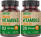 DEVA Sunshine Vitamin D3 5000 IU, 125 mcg Vegan D3, 90-Count Bottle (Pack of 2)