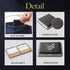 tlhaoa 20 2 84mm Cigarette Case Stylish Leather Surface Metal Box for Cigarettes Cigarette Box for Men and Women Ideal