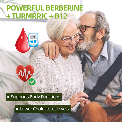 Berberine Gummies with Ceylon Cinnamon 1500mg High Potency Supplement for Immune and Metabolism Support