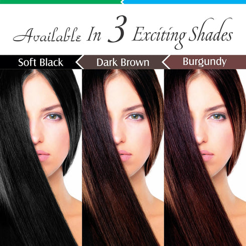 Vegetal Safe Hair Color - Dark Brown 50gm Certified Organic Chemical Free Hair Color for Men and Women
