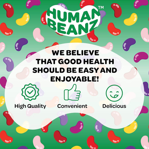 Biotin Jelly Bean Gummy Vitamins, Max Strength 10000mcg for Hair, Skin and Nails, 120 Strawberry Blast Jelly Beans,