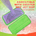 Reusable Mop Pad Compatible with Swiffer WetJet Mop, 4 Pack Microfiber Refill Pads for Floor Mopping and Cleaning, Wet