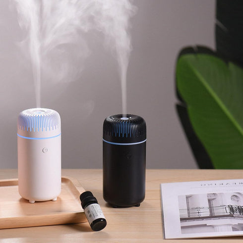Car Diffuser Humidifier, USB Aromatherapy Essential Oil Air Freshener, Mini Portable for Home Office