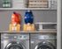 MyLifeUNIT Laundry Detergent Holder - 2 Pack Wooden Dispenser for Laundry Room Organization and Storage