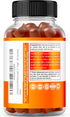 Pumpkin Seed Oil Gummies | 60 Gummies | 4000mg for Hair Growth & Bladder Control | Sugar Free Orange Flavor