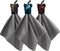 SPUDZ Classic Variety Pack | Three 10" x 10" Microfiber Towels w/Neoprene