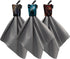 SPUDZ Classic Variety Pack | Three 10" x 10" Microfiber Towels w/Neoprene