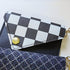 Stylish Black and White Envelope-Shaped Keychain for Birth Control Pills