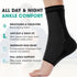 Modvel Foot & Ankle Brace Socks for Sprained Ankle Compression Sleeve, Plantar Fasciitis Relief Brace for Men & Women
