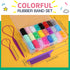 YGDZ Elastic Hair Bands 1500pcs Rubber Bands 80pcs Cotton Toddler Hair Ties Colorful Holders