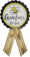 Bee-utiful Grandma-to-Be Handmade Baby Shower Pin Badge for Nona to wear - Sprinkle Gender Reveal by Amy's Bubbling