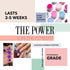 Revel Nail Dip Powder - Black Dip Powder for Nails, Chip Resistant Nail Powder with Vitamin E and Calcium, DIY