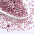 Pink Flatback Rhinestones, Glass Rhinestones for Nail Art and Craft, Loose Crystal Gemstones (Pink, SS20, 1440pcs,