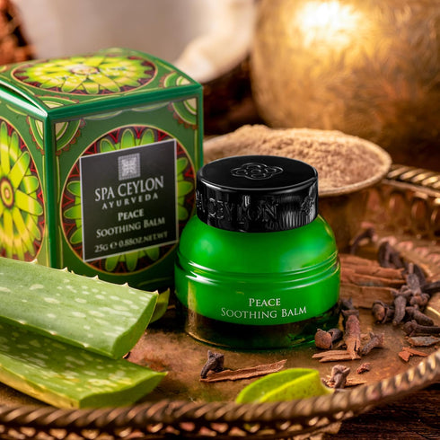 SPA CEYLON PEACE Soothing Balm, Instant Cooling Relief, Natural & Silicone-Free, Paraben-Free, All Skin Types