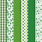 Whaline St. Patrick's Day Tissue Paper, 90 Sheet Green Plaid Shamrock Pattern for DIY Crafts, Gift Bag Packing