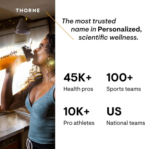 THORNE B-Complex #6 - Vitamin B Complex with Active Forms of Essential B Vitamins, Extra B6, 60 Capsules