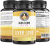 Ancient Bliss Liver Love - 60 Capsules, Natural Milk Thistle Liver Detox and Health Cleanse Supplement