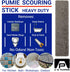 PUMIE Scouring Stick, Heavy Duty Extra Strong Pumice Cleaning Bar, 2 Pack