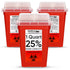 Oakridge Products Sharps Container for Home Use - 1 Quart (3-Pack), Biohazard Needle Disposal