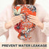 SyXIOP 2L Red Christmas Flowers Water Bottle for hot Water with Soft Cover, Warm Compress for Menstrual Cramps