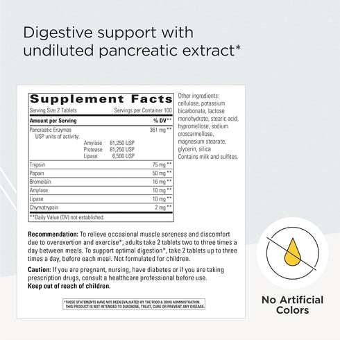 Integrative Therapeutics Bio-Zyme, Systemic Enzymes for Digestive Support, Full-Strength Pancreatic Enzyme Complex, 200