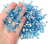 Honbay 1440PCS 5mm ss20 Light Blue Sparkly Round Flatback Rhinestones Crystals, Non-Self-Adhesive
