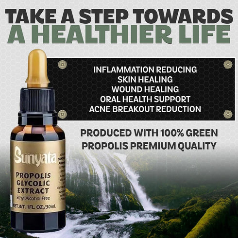 Brazil Brazilian Green Bee Propolis Liquid Extract, No Alcohol, 30ML (1 Pack)