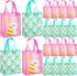 Wovnet 30 Pcs Easter Gift Bags Pastel Colors Easter Bunny Goodie Treat Tote