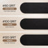 PANA 50 Pieces Small Black Pedi File Refill, Easy Strip Peel Pedicure Refill Pads for Stainless Steel Foot File