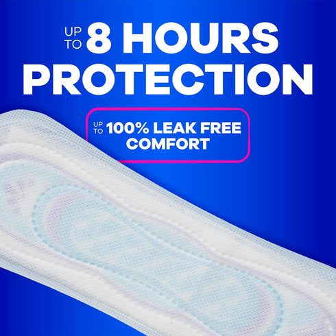 Always Ultra Thin Feminine Pads, Size 2, Long Super Absorbency, Unscented, 40 Count x 3 Pack (120 Count)