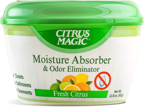Citrus Magic Fresh Citrus Moisture and Odor, 12.8-Ounce, Green