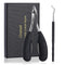 Oneleaf Toenail Clipper Set for Thick and Ingrown Toenails with Toenail Cleaner/Lifter - Premium Professional Stainless