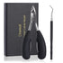 Oneleaf Toenail Clipper Set for Thick and Ingrown Toenails with Toenail Cleaner/Lifter - Premium Professional Stainless