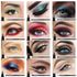KAIQIKAIXI 12 Kinds of Color Eyeliner Pen, Eyebrow Pen, Eye Shadow Pencil, Lip Line Pen, Makeup Set Tool