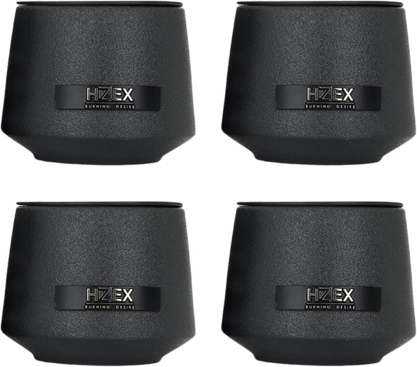 HZEX Aromatherapy Scented Masculine Candles for Men, Long-Lasting Soy Wax Wooden Wick,