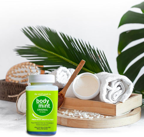 Original Chlorophyll Deodorizing Supplement for Full Body Freshness - 50 Tabs, Aluminum-Free