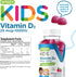 Vitamin D3 Kids Gummies 25mcg 1000 IU, Tasty Chewable Berry Flavored, Bone & Immune Health
