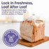 volila 150 Pack Reusable Plastic Bread Bags - Clear Loaf Bags for Homemade Bread - Perfect for Baked Goods Storage