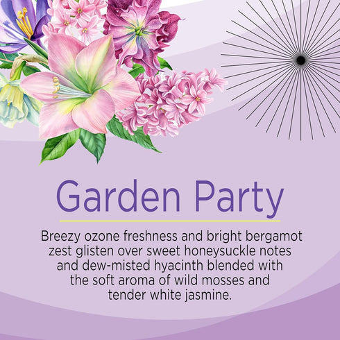 Citrus Magic Limited Edition Odor Eliminating Air Freshener Spray, Garden Party, 3-Ounce, Pack of 3