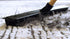 FURemover Heavy Duty Rubber Broom with Squeegee, Outdoor Pet Hair Remover Black and Yellow