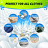 Unscented Laundry Detergent Sheets, 100 Sheets for Up to 200 Loads, Eco Friendly & Hypoallergenic
