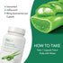 AloeCure Organic Aloe Vera Capsules, 130,000mg Inner Aloe Leaf Equivalent, 30 Capsules for Gut Health