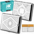 HiKeep Cigarette Case (2 Pack), Cigarette Holder Case, Smoking Accessories, Vintage Metal 20