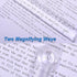 Cosmos Magnifying Ruler Mini Magnifying Bar for Reading Small Texts and Prints, 6 Inches