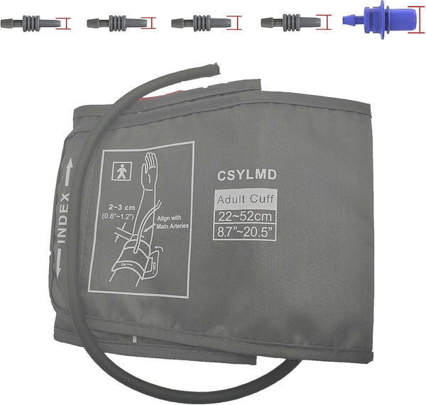 Extra Large Cuff Compatible with Omron 9"-20.5" Inches (22-52CM), XL Blood Pressure Adult ARM BP Replacement Cuff