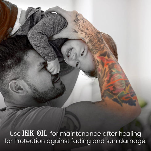 Tattoo Aftercare Oil | 1 oz | Safe for New & Older Tattoos, Skincare Supplies