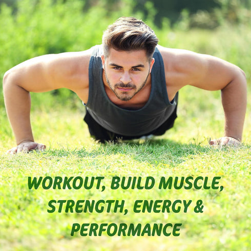 Testosterone Booster Supplement for Men - Male Enhancing Test Boost with Ashwagandha, L-Arginine, Tongkat Ali, Tribulus