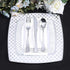 Vplus 400 Pack Paper Napkins, Guest Towels Disposable, Premium Quality 3-ply Dinner Napkins for Events (Silver)